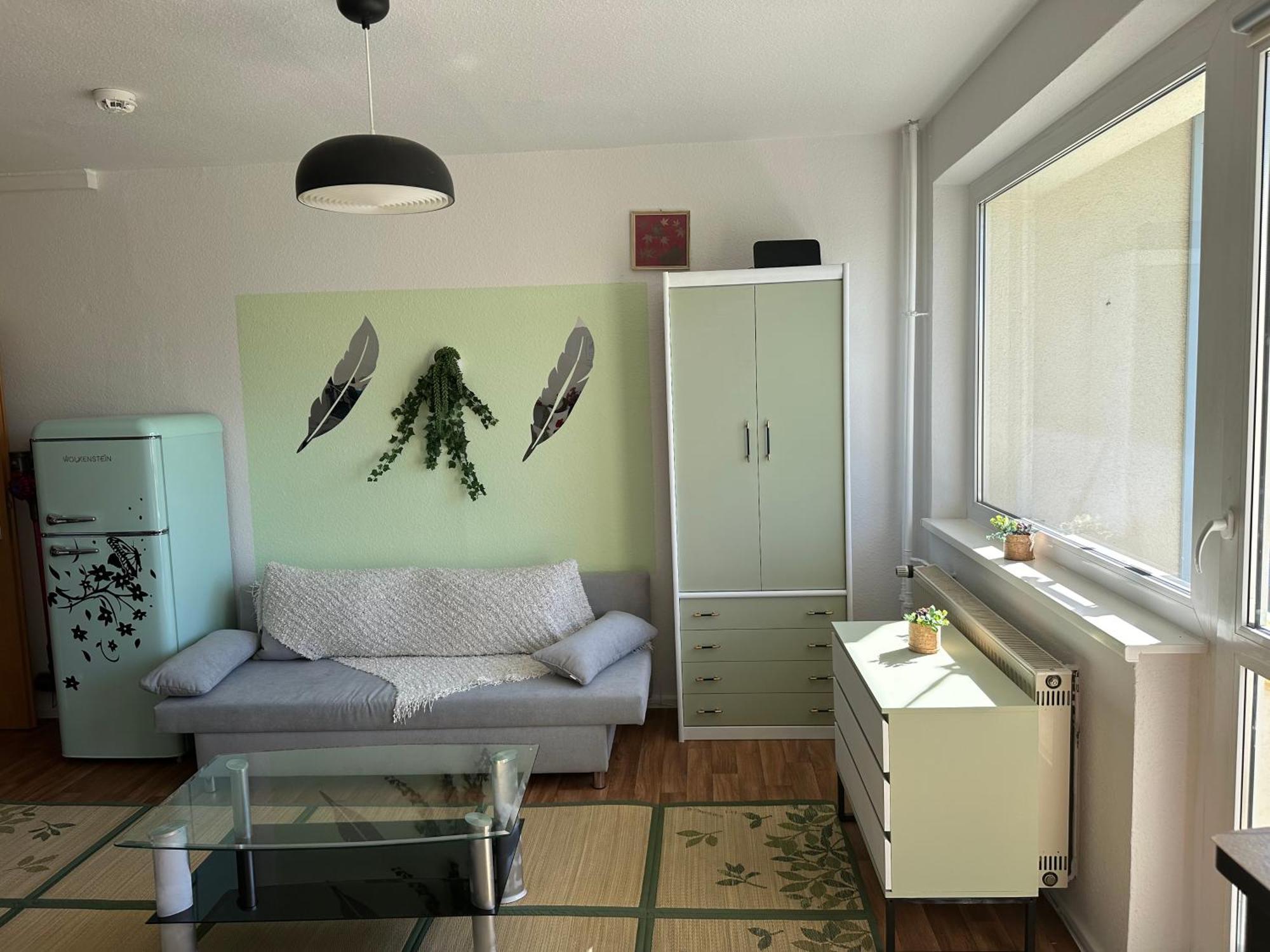 Ruhige Sonnige 1,5 Zimmer Wohnung Erfurt Kültér fotó
